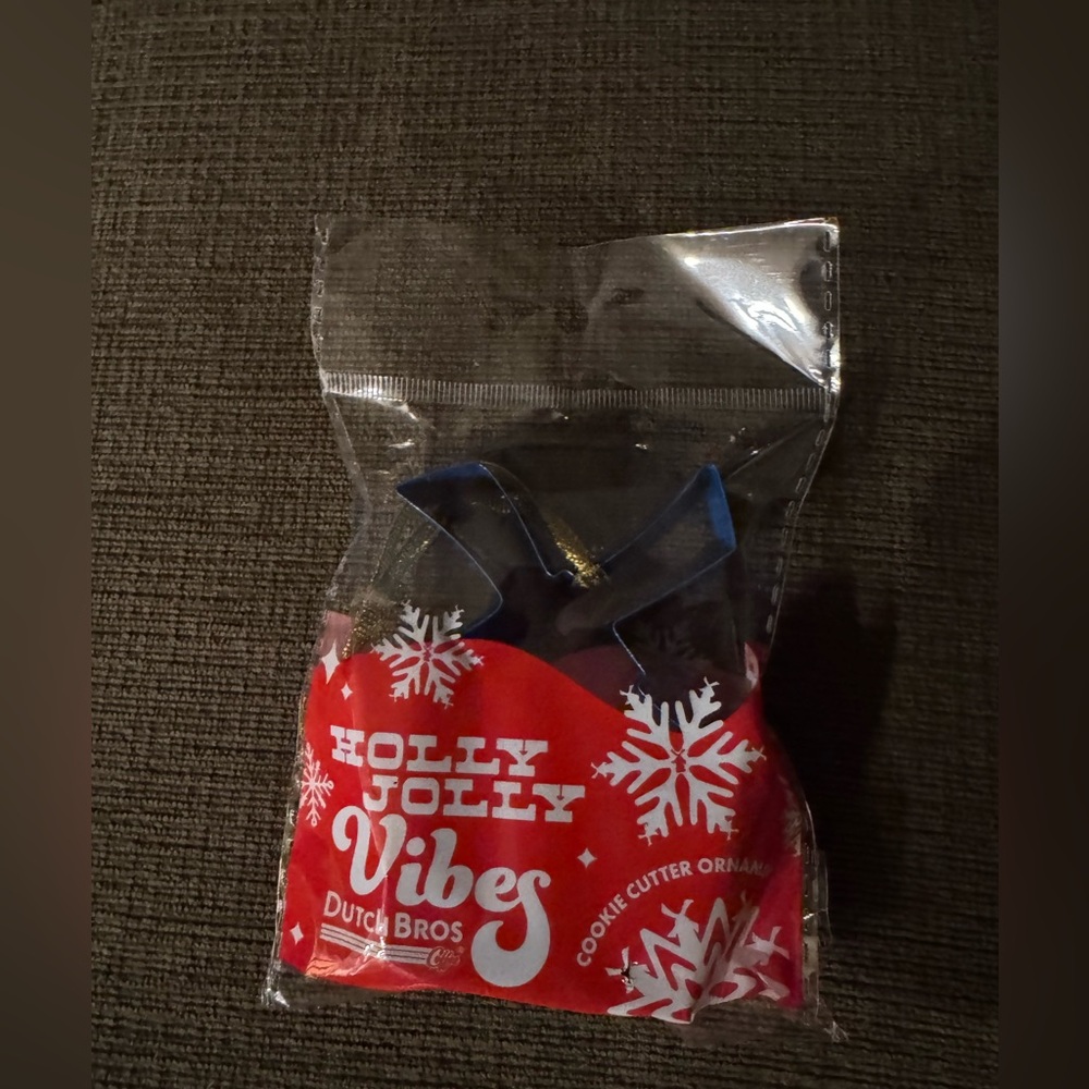 New Dutch Brothers / Bros Coffee Christmas ornament / cookie cutter